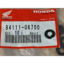 Rondelle Z Élastique D6mm Noire Honda 94111-06700