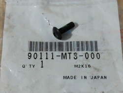 Vis cruciforme noire tête bombée 5x16 Honda 90111-MT3-000