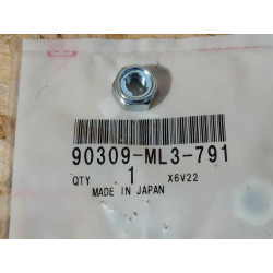 Écrou frein M8 Honda 90309-ML3-791 | Fixation moto
