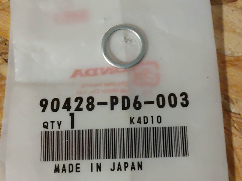 Rondelle Joint Aluminium 12mm Honda 90428-PD6-003