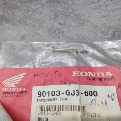 Vis auto-taraudeuse cabochon 3x30 mm Honda 90103-GJ3-600
