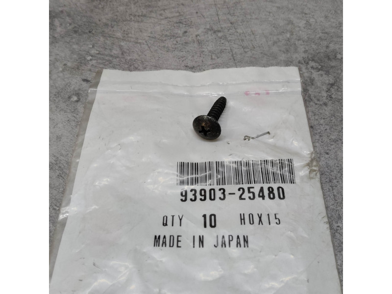 Vis Cruciforme Auto Taraudeuse Noir D5x20 Honda 93903-25480
