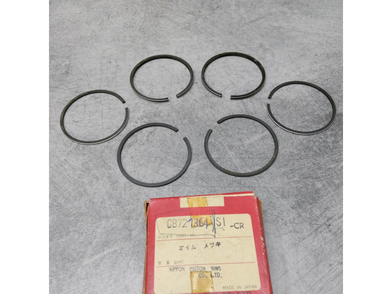 2 Jeux Segments +0.25 Honda CB72 CL72 | Réf CB721364S1