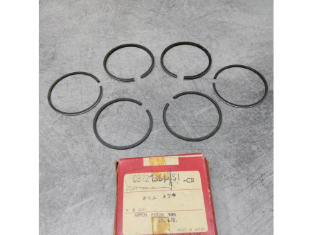 2 Jeux Segments +0.25 Honda CB72 CL72 | Réf CB721364S1