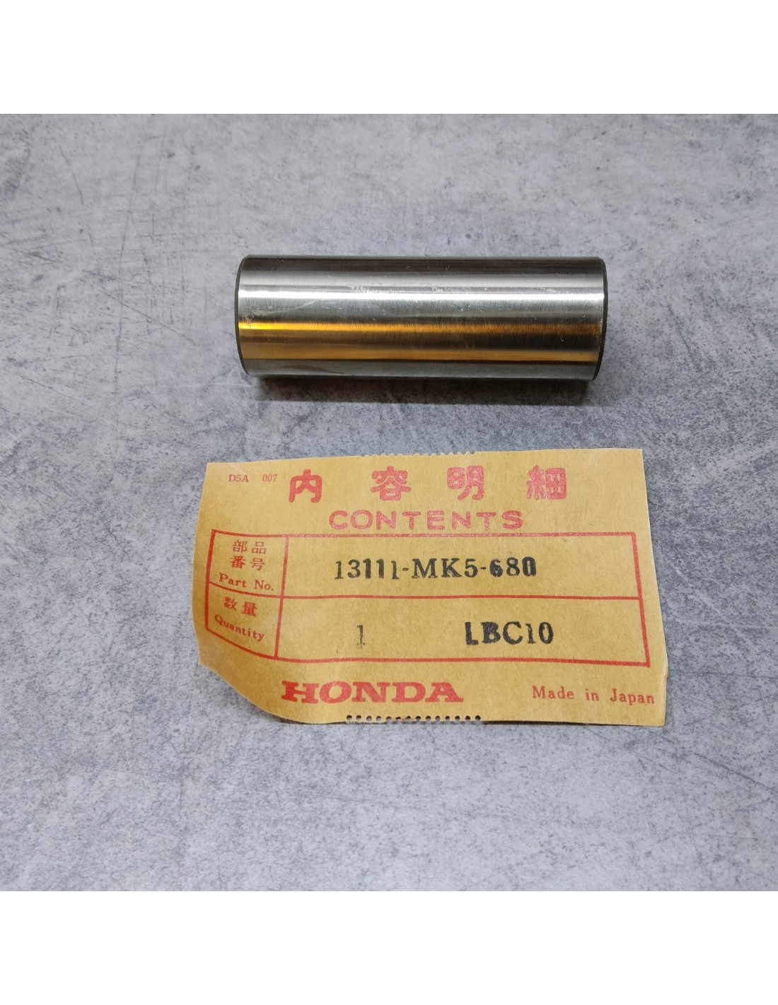 Axe piston XL600R d:24mm L:69mm Honda 13111-MK5-680 - Bild 1 von 1