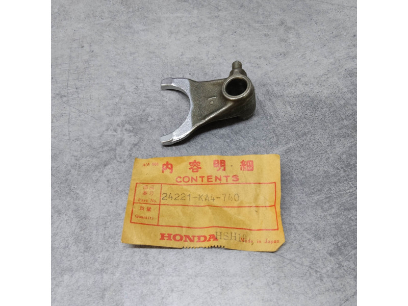 Fourchette de boîte gauche Honda CR250R 84 | NOS 24221-KA4-740