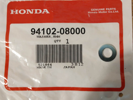 Rondelle 8 mm Honda 94102-08000 | Pièce détachée