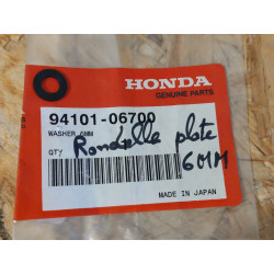 Rondelle Plate 6mm Noire Honda 94101-06700
