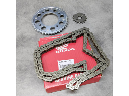 Kit Chaîne Honda CBF125 2011-2014 | Réf. 06406-KWF-P01