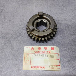 Pignon de boîte Honda VF1000R 23501-MJ4-670 NOS Neuf