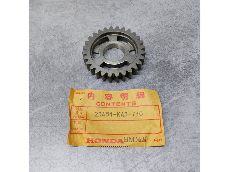 Pignon 3ème vitesse Honda CR125R 1984 - Réf. 23451-KA3-710