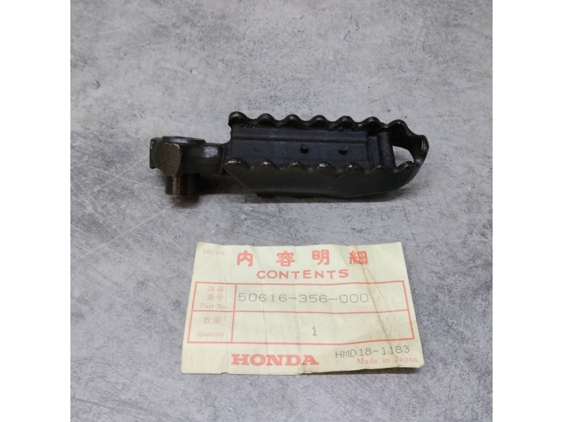 Repose-pieds avant droit Honda XL125 XL250 XL350 - Réf. 50616-356-000