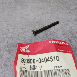 Vis cruciforme noire tête fraisée 4x45mm Honda 93600-040451G