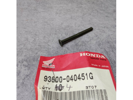 Vis cruciforme noire tête fraisée 4x45mm Honda 93600-040451G