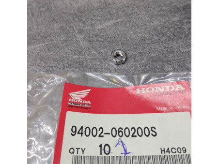 Écrou Fin 6mm Honda 94002-060200S | Fixation Moto