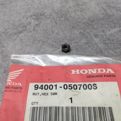 Écrou HM5 Noir Honda 94001-050700S | Pièce de Fixation
