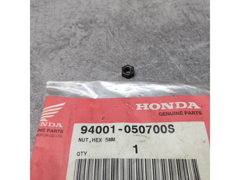 Écrou HM5 Noir Honda 94001-050700S | Pièce de Fixation