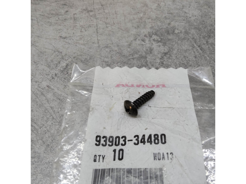 Vis Cruciforme Auto Taraudeuse Noire 4X16 mm Honda 93903-34480