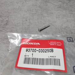 Vis Fraisée Bombée M3x25 Chromée Honda 93700-030250B