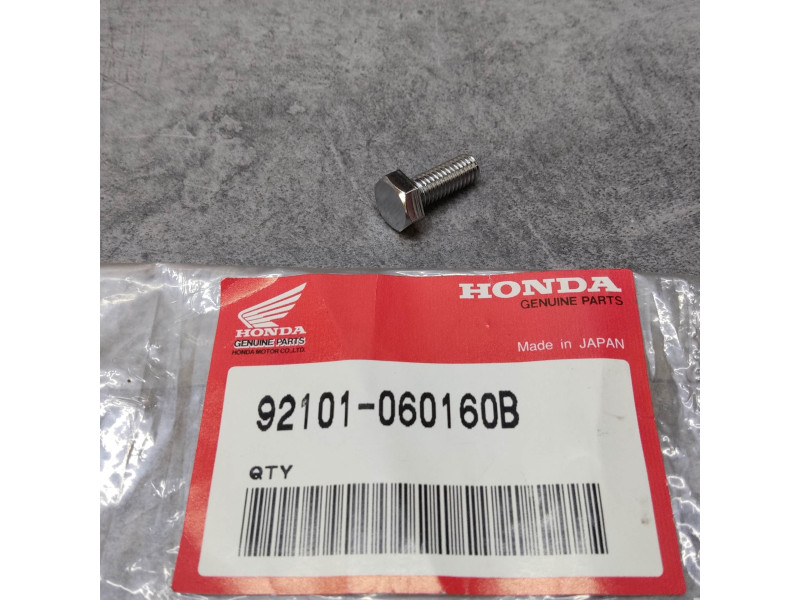 Vis à tête hexagonale 6x16 mm HONDA 92101-060160B