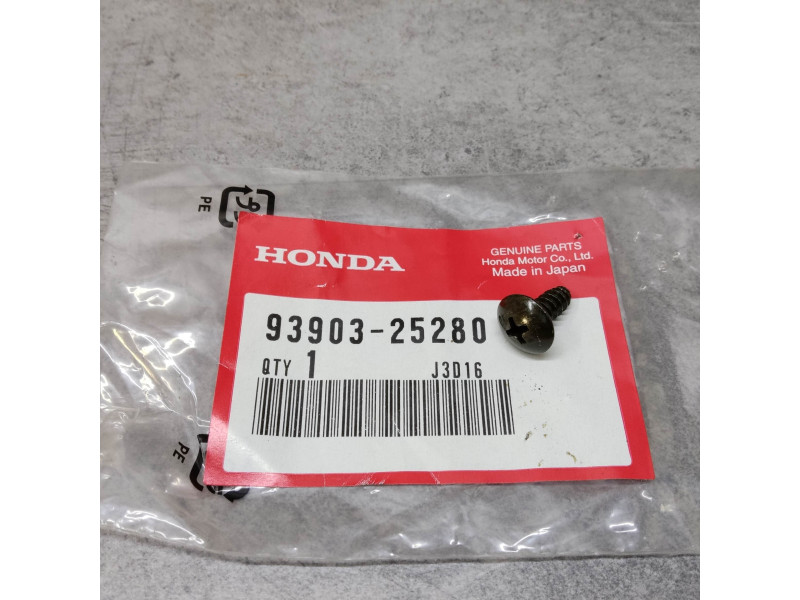 Vis auto taraudeuse D5x12 noire Honda 93903-25280