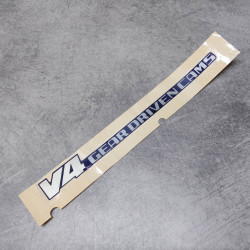 Autocollant V4 Gear Driven Cams Honda VFR750 1986 - Réf. 87117-ML7-600ZB