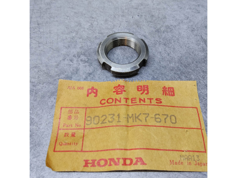 Écrou Embrayage 22mm Honda CB750 - Réf 90231-MK7-670