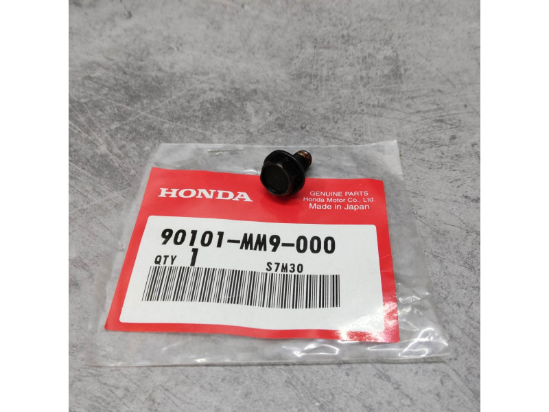 Vis Hexagonale Noire 6x12 Honda 90101-MM9-000 | Neuve