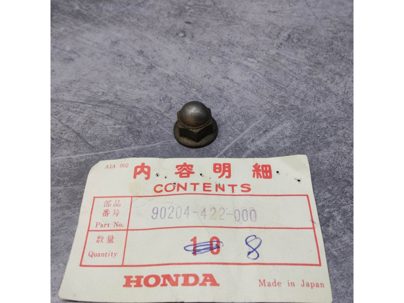 Écrou Borgne M10 Honda CBX 1000 - Réf. 90204-422-000