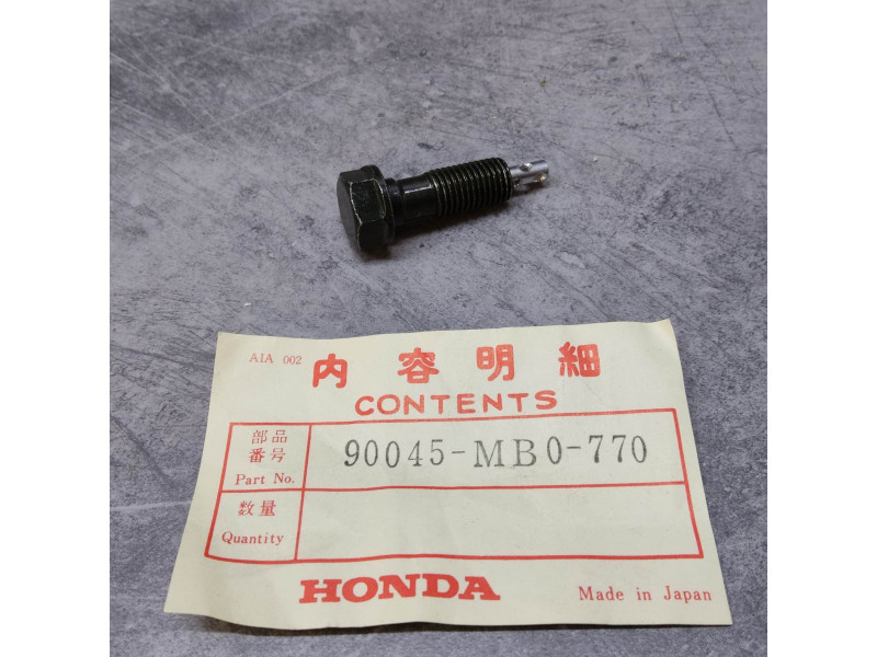 Vis remontée huile Honda 90045-MB0-770 | Pièce Honda