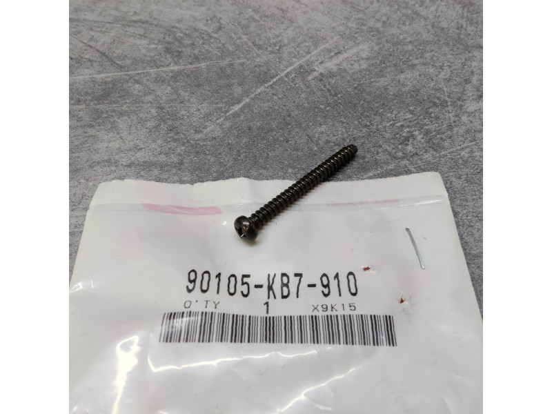 Vis Cruciforme Noir Auto Taraudeuse 4x40 mm Honda 90105-KB7-910