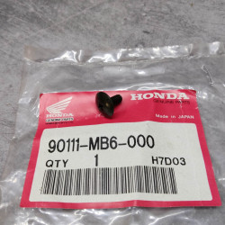 Vis speciale noir tete cruciforme large HONDA 90111-MB6-000