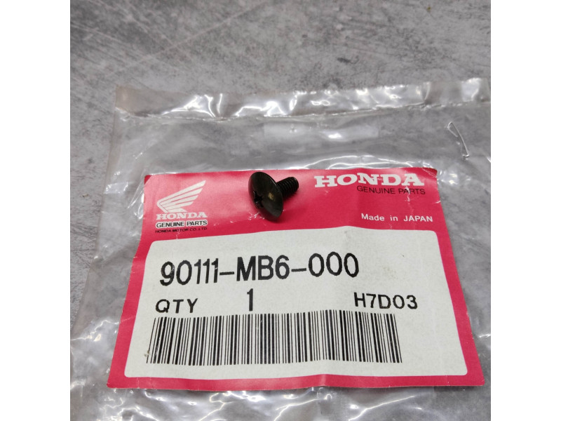 Vis speciale noir tete cruciforme large HONDA 90111-MB6-000
