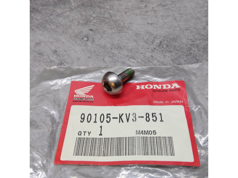Vis 6x17  tete bombee empreinte CHc HONDA 90105-KV3-851 idem 90106-MT3-003
