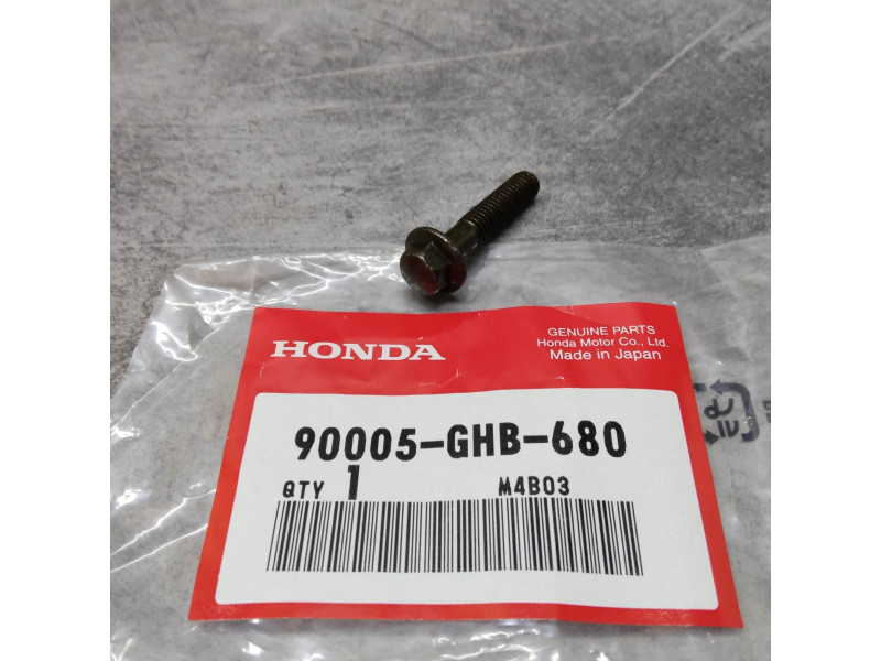 Vis Bride HM6x28 Noire Honda 90005-GHB-680 | Pièce Moto