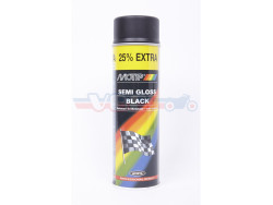 Bombe de peinture MOTIP Satin Satinée NOIR - Spray 500 ml 1099736