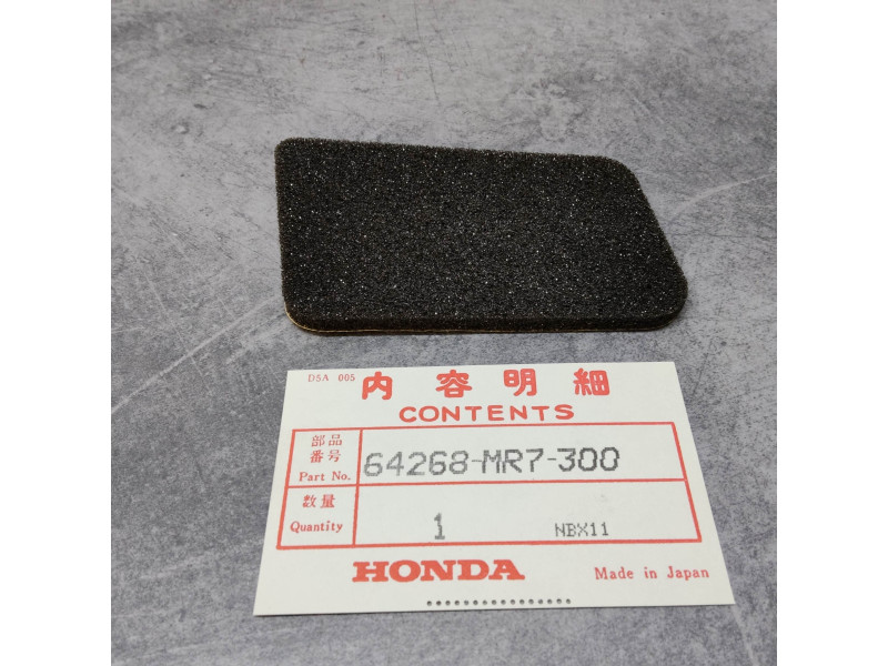 Mousse de protection HONDA RC30 64268-MR7-300 N.O.S