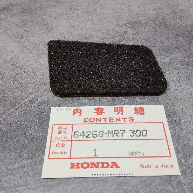 Mousse de protection HONDA RC30 64268-MR7-300 N.O.S