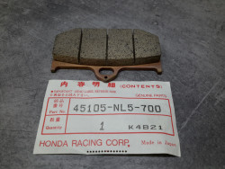 Plaquette de frein Honda RC45 HRC Racing 45105-NL5-700