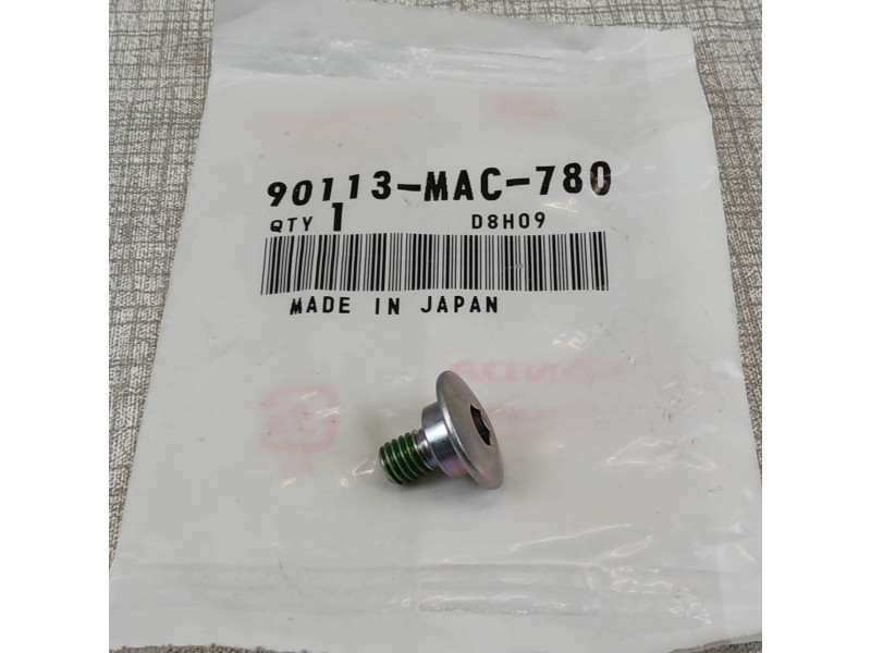 Vis épaulée carénage Honda 90113-MAC-780 | Fixation moto