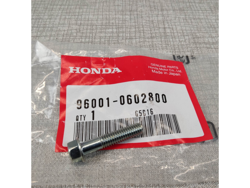 Vis épaulée hexagonale 6x28 mm Honda 96001-0602800