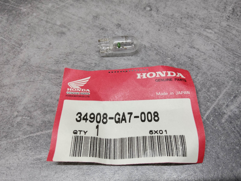 Ampoule Wedge Base 6V 1.7W Honda 34908-GA7-008