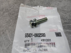 Vis à tête hexagonale 6x25 mm et rondelle HONDA 93401-0602500