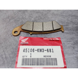 Plaquette frein Honda NX250 45106-KW3-681 | PAD COMPLETE