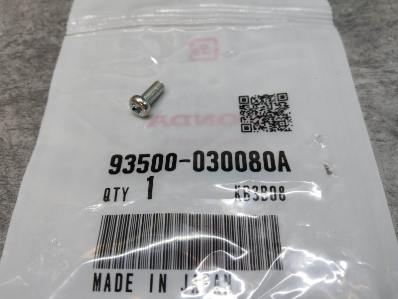 Vis cruciforme 3x8 mm HONDA 93500-030080A