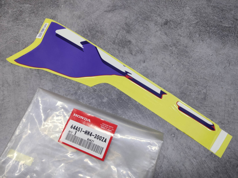 Décor Autocollant Honda RVF750R RC45 64451-MW4-300ZA