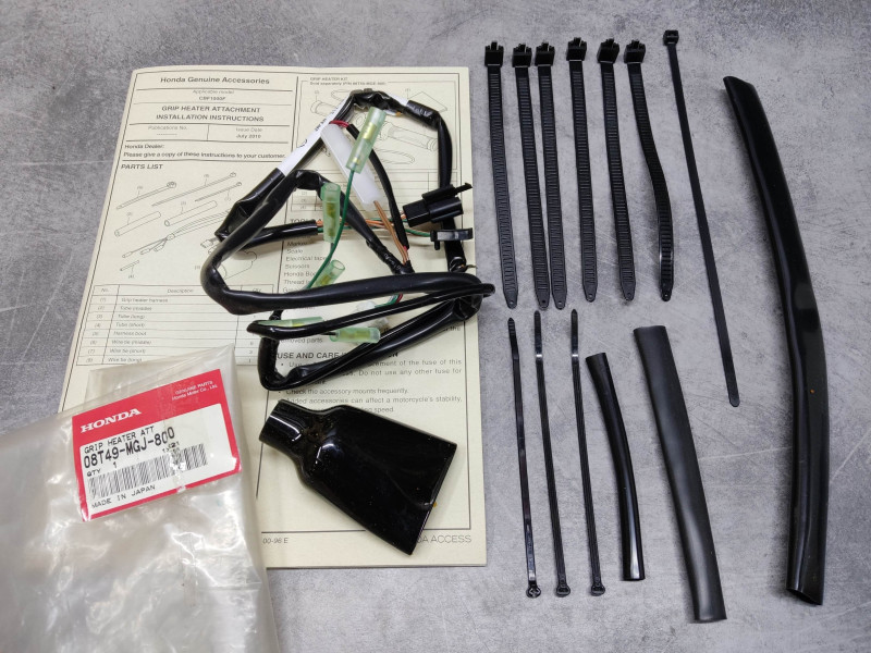 Kit Réchauffe Poignées Honda CBF1000 - Réf. 08T49-MGJ-800