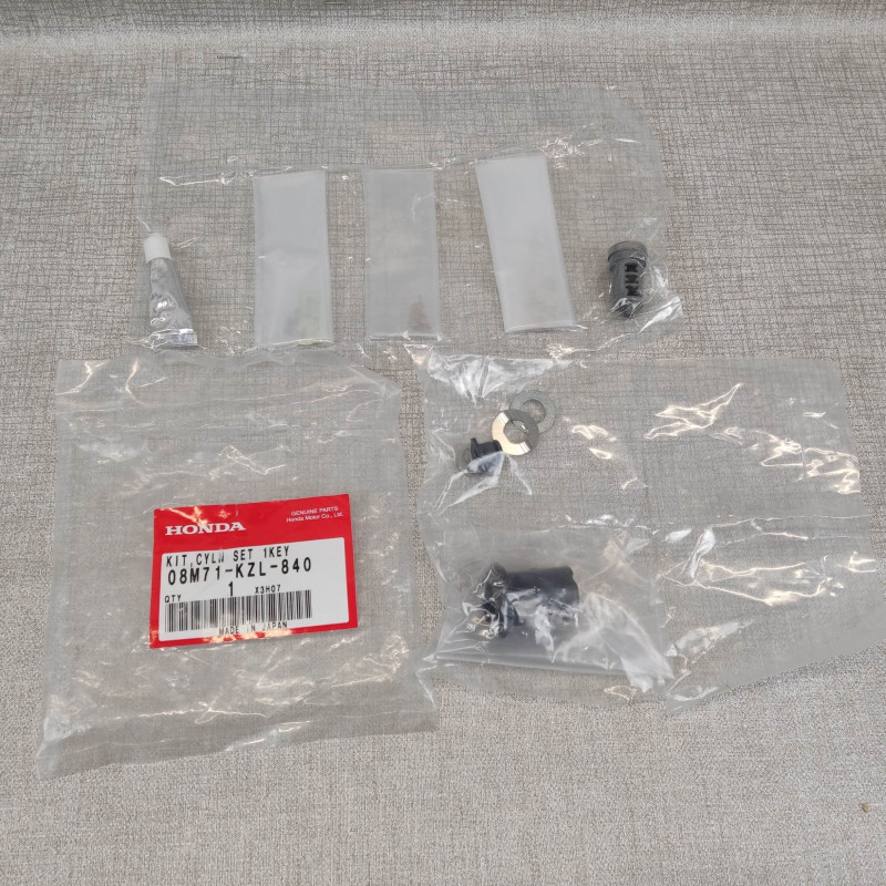 Kit Cylindre Clés Top Case Honda - Réf. 08M71KZL840