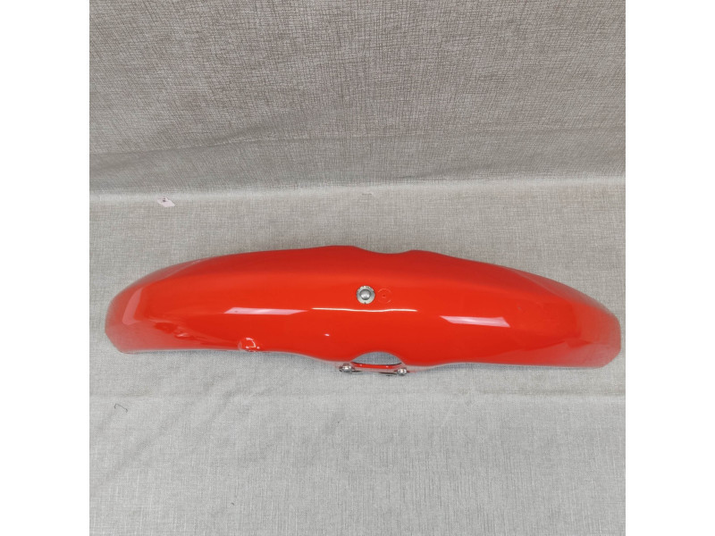 Garde boue avant orange YR-26 Honda CB125T - Réf. 61100-399-620ZD