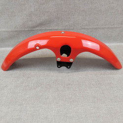 Garde boue avant orange YR-26 Honda CB125T - Réf. 61100-399-620ZD